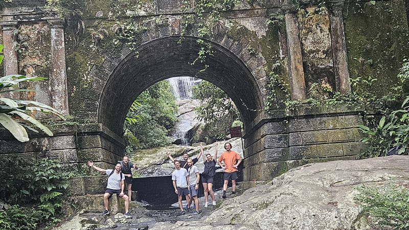 family at Tijuca National Park