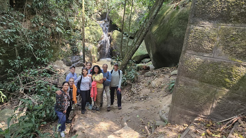 group of people on Tijuca National Park